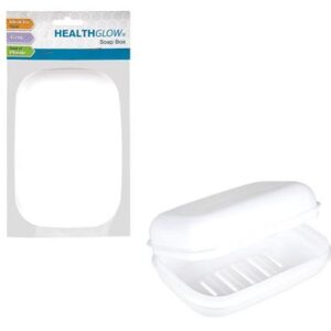 Health Glow Soap Box Plastic White