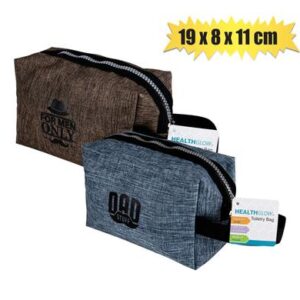 Health Glow Cosmetic Bag Dad 19 x 8 x 11cm