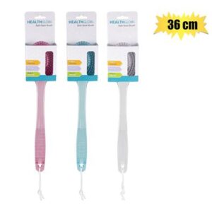 Health Glow Bath Basics Bristle Brush Plastic Handle 36cm