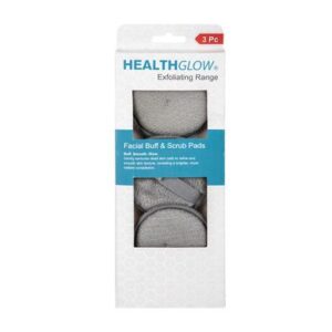 Health Glow Face Pads Buff and Scrub 3-piece