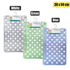 Health Glow Bathmat Silicone Colours 36 x 59cm – Assorted