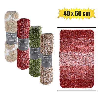 Health Glow Bathmat Microfiber 40 x 60cm Assorted