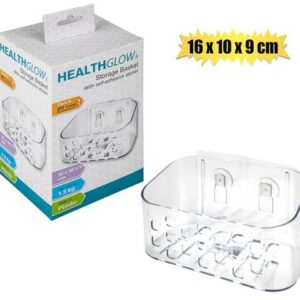 Health Glow Basket Self Adhesive 16 x 10 x 9cm