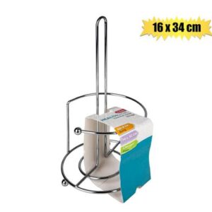 Health Glow Toilet Roll Holder Chrome 34 x 16cm