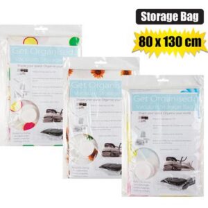 Get Organised Storage Bag Vacuum Seal 80 x 130cm