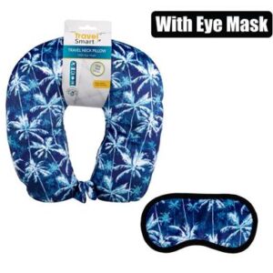 Travel Neck Pillow with Eye Mask