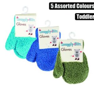 Snuggly Bits Gloves Toddler Mittens Plush Colour – Assorted
