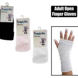Snuggly Bits Gloves Adult Open-finger with Cuff Acr