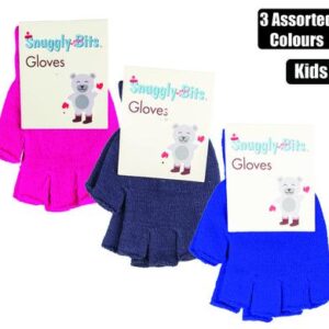 Snuggly Bits Gloves Kids Acr Knit 5-open Finger