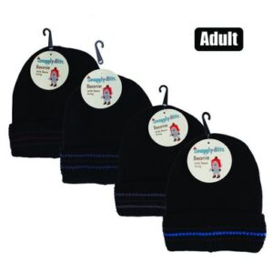 Snuggly Bits Beanie Adult with Inner Stripe Assorted