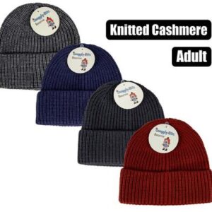 Snuggly Bits Beanie Adult Knitted Cashmere Assorted