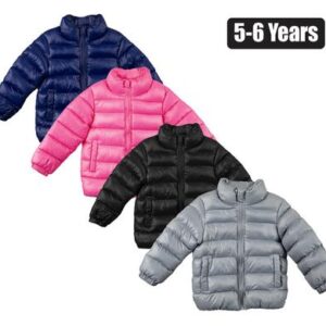 Snuggly Bits Puffer Jacket Kids Plain Size 5-6