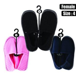 Snuggly Bits Slipper with Binding & Tpr-sole Size 4