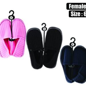 Snuggly Bits Slipper with Binding & Tpr-sole Size 6
