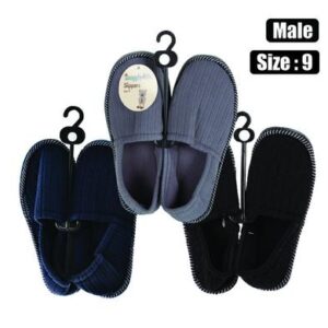 Snuggly Bits Slipper with Binding & Tpr-sole Size 9