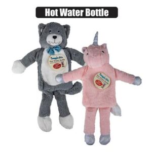 Snuggly Bits Hotwater Bottle with Plush Animal Shape 1l