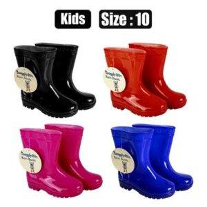 Snuggly Bits Rainboot Kids Plain Colour Size 10