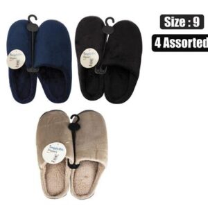 Snuggly Bits Slipper Slip-in Plain Size 9