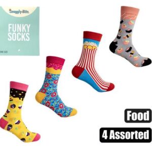 Snuggly Bits Socks Unisex Food Designs