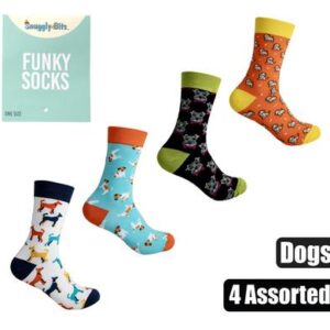 Snuggly Bits Socks Unisex Dog Designs