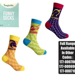 Snuggly Bits Socks Unisex Zodiac Scorpio/sagit/capric