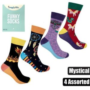 Snuggly Bits Socks Unisex Mystical Designs
