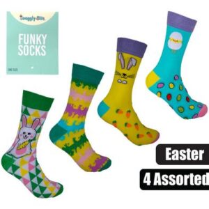 Snuggly Bits Socks Unisex Bunny Assorted