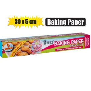 Hillhouse Zipper & Wrap Disposable Roll Baking Paper 30cmx 5m