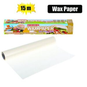 Hillhouse Zipper & Wrap Disposable Roll Wax Paper 30cmx 15m