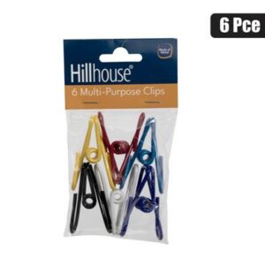Hillhouse Bag Sealers Metal Clips 6-piece