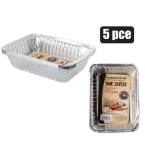 Home 'N Leisure Timesavers Baking Pan Alum-foil 5-piece 20 x 14 x 4cm