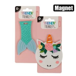 Trendy Trinkets Magnet Mermaid/unicorn Assorted