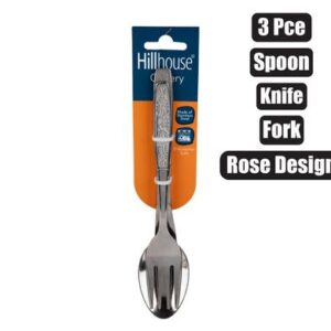 Cutlery Place-setting 3-piece Rose Hillhouse