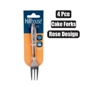 Cutlery Cake Forks 4-piece Rose Hillhouse