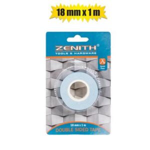 Tape Dbl-sided 18 x 1000mm Card Zenith
