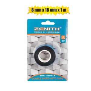 Tape Auto Dbl-sided 0.8 x 18mmx 1m Zenith