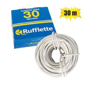 Ruflette Curtain Wire Plastic-ctd 30m Box