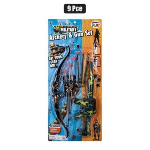 Perfect Play Gun Rifle Suction Dart Archery Set 9-piece