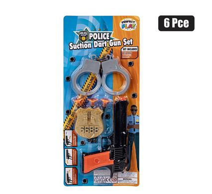 Perfect Play Gun Hand Suction Dart Cuff Set 28cm 6-piece