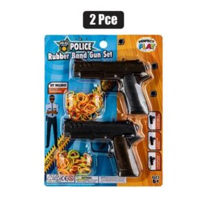 Perfect Play Gun Hand Rubber Band 2-piece Set, 24 x 18cm