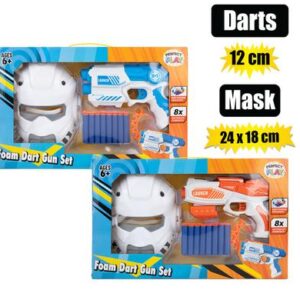 Perfect Play Gun Foam Dart 21cm with Mask Set 24 x 18cm