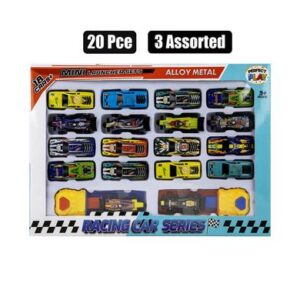 Perfect Play Die Cast Set with 18 Cars & 2 Launchers