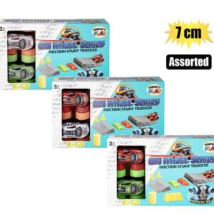 Perfect Play Alloy 2 Fric Stunt Monsters & Acc 7cm