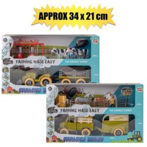 Perfect Play Farm Jeep Tractor Set 34 x 21cm Toy Vehicle
