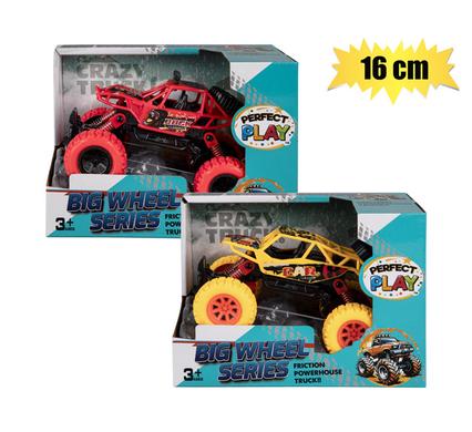 Perfect Play Jeep Monster Friction P/b 16cm Toy Vehicle