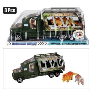 Perfect Play Playset Truck with 2 Dinos 3-piece Toy Vehicle