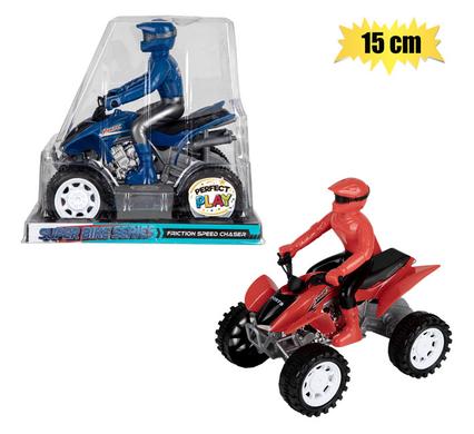 Perfect Play Bike Friction Quad 15cm Toy Vehicle