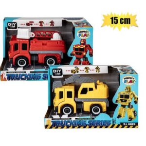 Truck Transform 15cm Toy Vehicle – Assorted
