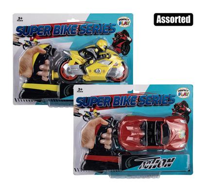 Perfect Play Launch & Go Trigger Bike/ Car Toy Vehicle