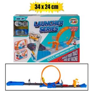 Perfect Play Launch & Go Loop Track 34 x 24cm Toy Vehicle